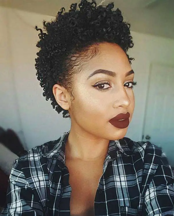 20 Short Natural Haircuts for Black Females (Updated in 2022) 0f349aa0eccd62d3fe68a3f0a92ee989