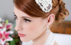 Half Up with Accessories Hairstyles for Bridesmaid 5